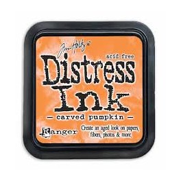 Distress Ink Carved Pumpkin
