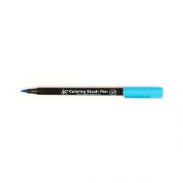 koi Coloring Brush Pen Azul Cielo