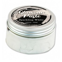 Glamour Paste Sparkling White - Stamperia