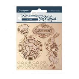 Decorative Chips Alice in Wonderland-Stamperia