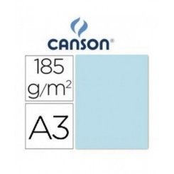 Cartulina Azul Cielo 185 Grs A3 - Canson Iris