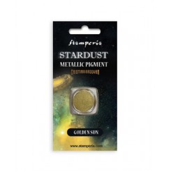 Pigmentos Stardust Metallic Golden Sun-Stamperia